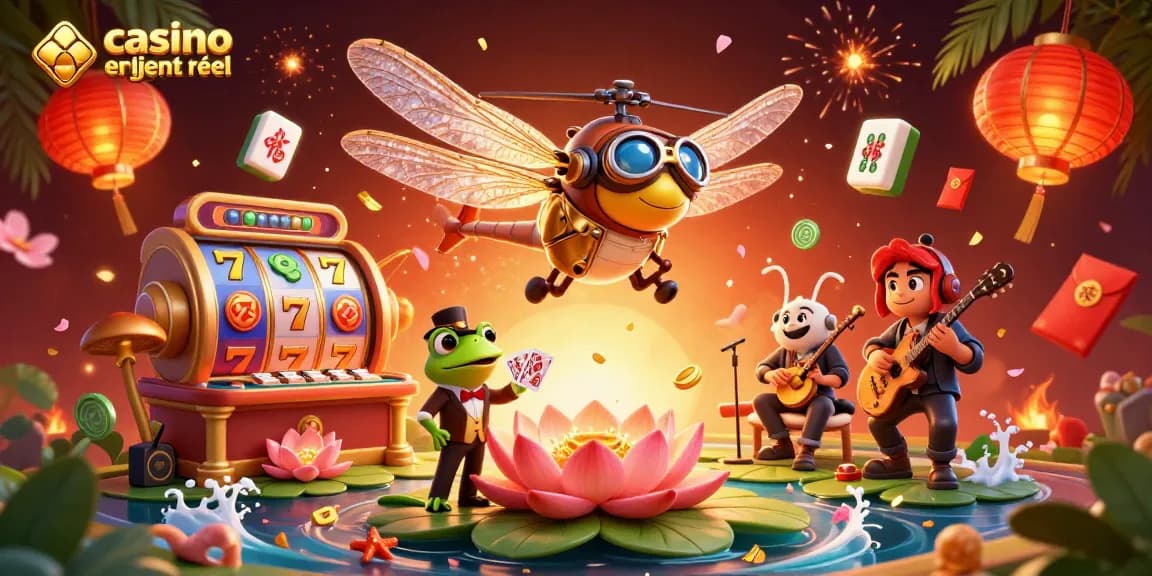 Le dragon volant au casino en ligne argent réel offre une expérience de jeu unique avec des croupiers amusants.
