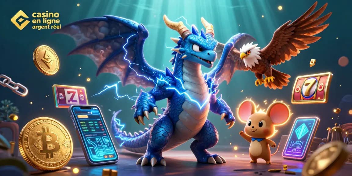 Plongez dans le monde des jeux avec casino en ligne argent réel et un dragon orageux.