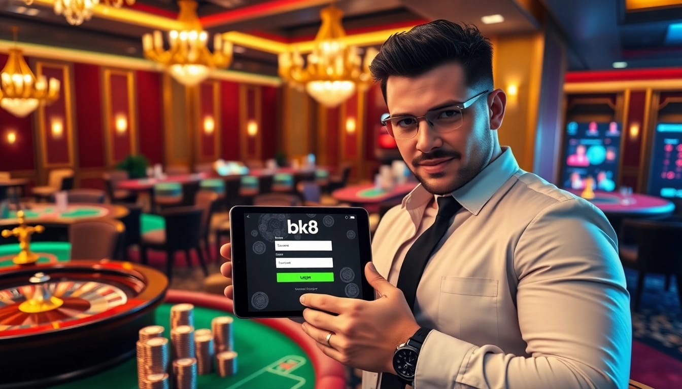 Experience seamless access to your favorite games with the bk8 login at this luxurious casino.