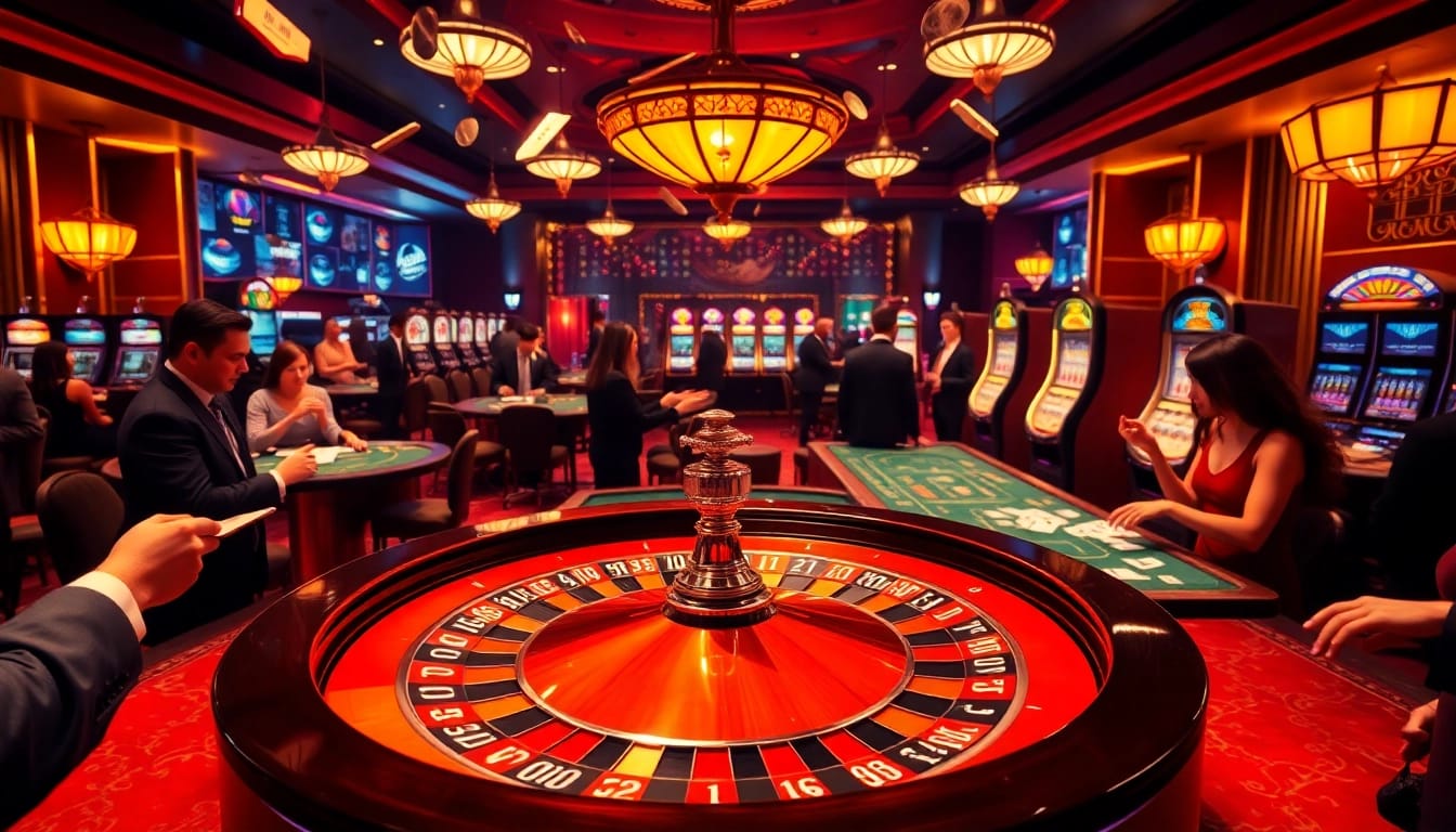 Vivez l'excitation au meilleur casino en ligne France avec des tables de jeu vibrantes et des joueurs énergiques.