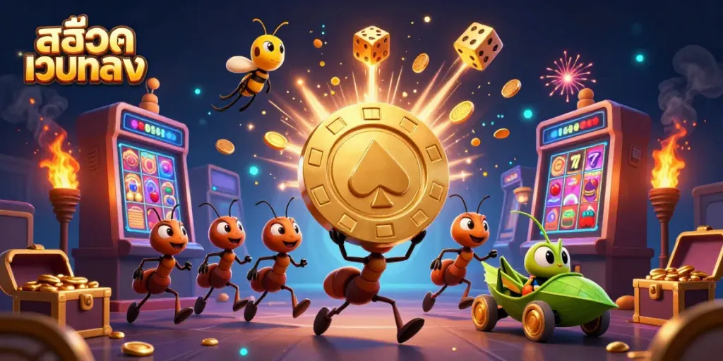 Engage with สล็อตเว็บตรง by exploring thrilling 3D cartoon heists and vibrant casino elements.