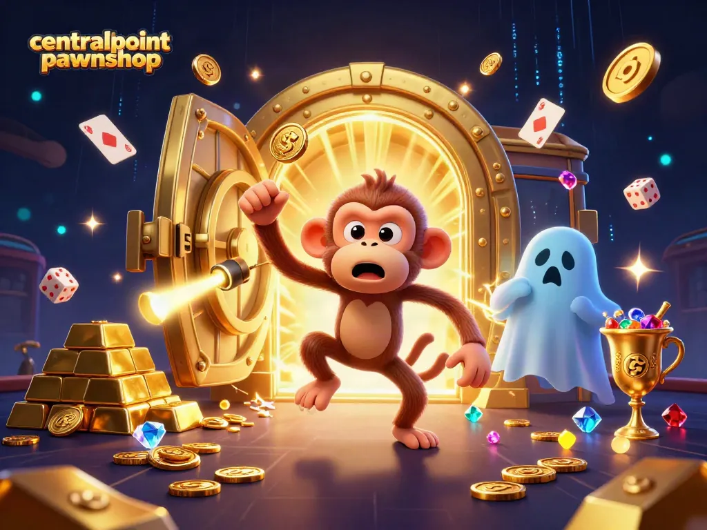 Permainan slot terkemuka di centralpointpawnshop dengan efek kilauan emas dan petualangan menarik.
