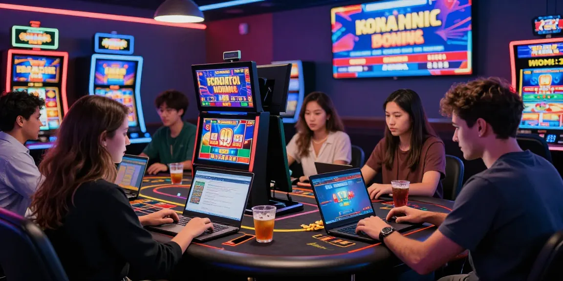 Experience credit card casinos at https://eatm.org.uk with vibrant players enjoying online gaming.
