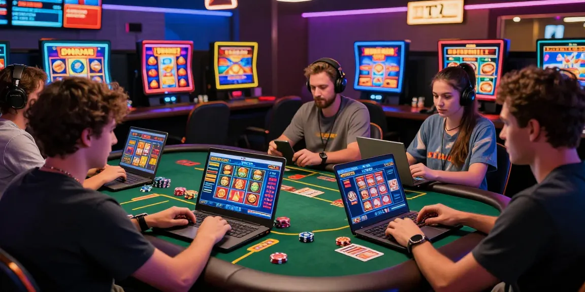 Exciting credit card casino environment at https://aisa.org.uk with diverse players enjoying various games.