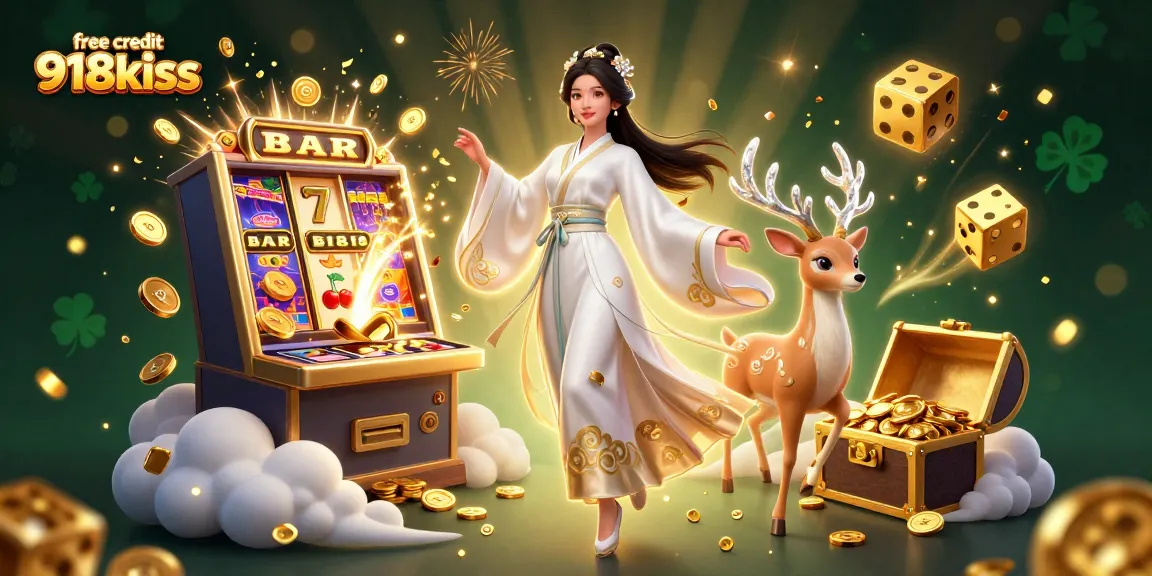 Engage with your free credit 918kiss to maximize wins; featuring a vibrant casino atmosphere.