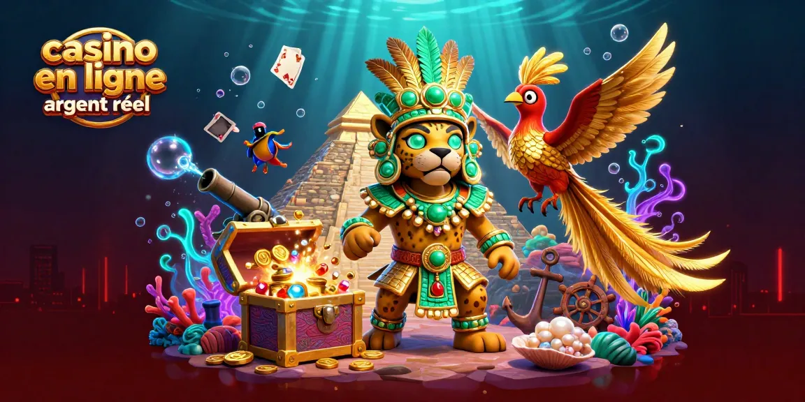 Une scène immersive de casino en ligne argent réel où un prêtre jaguar maya et un oiseau quetzal s'unissent pour une aventure palpitante.