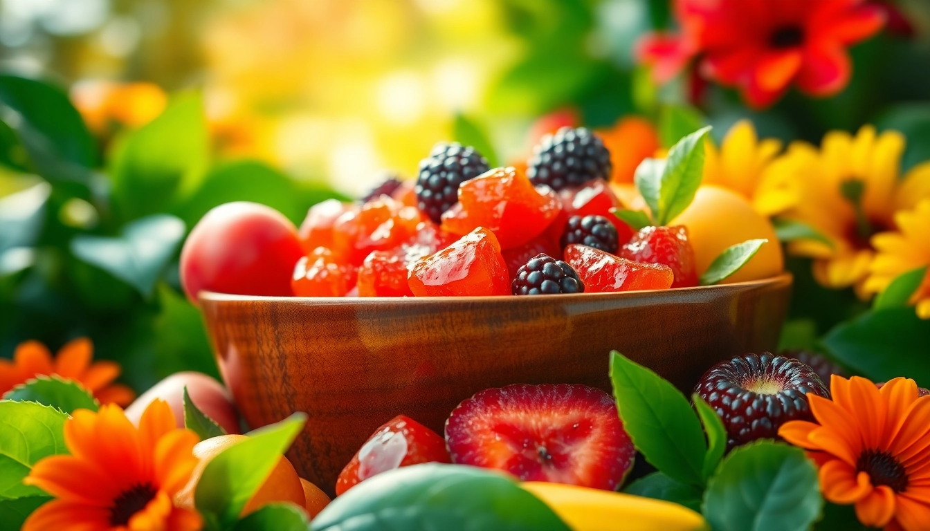 Discover astaxanthin benefits through vibrant fruits showcasing antioxidants and health.