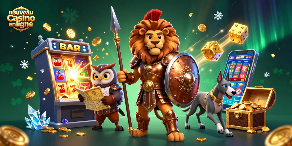Visitez le nouveau casino en ligne où le lion spartiate et ses compagnons vous accueillent avec des jackpots.