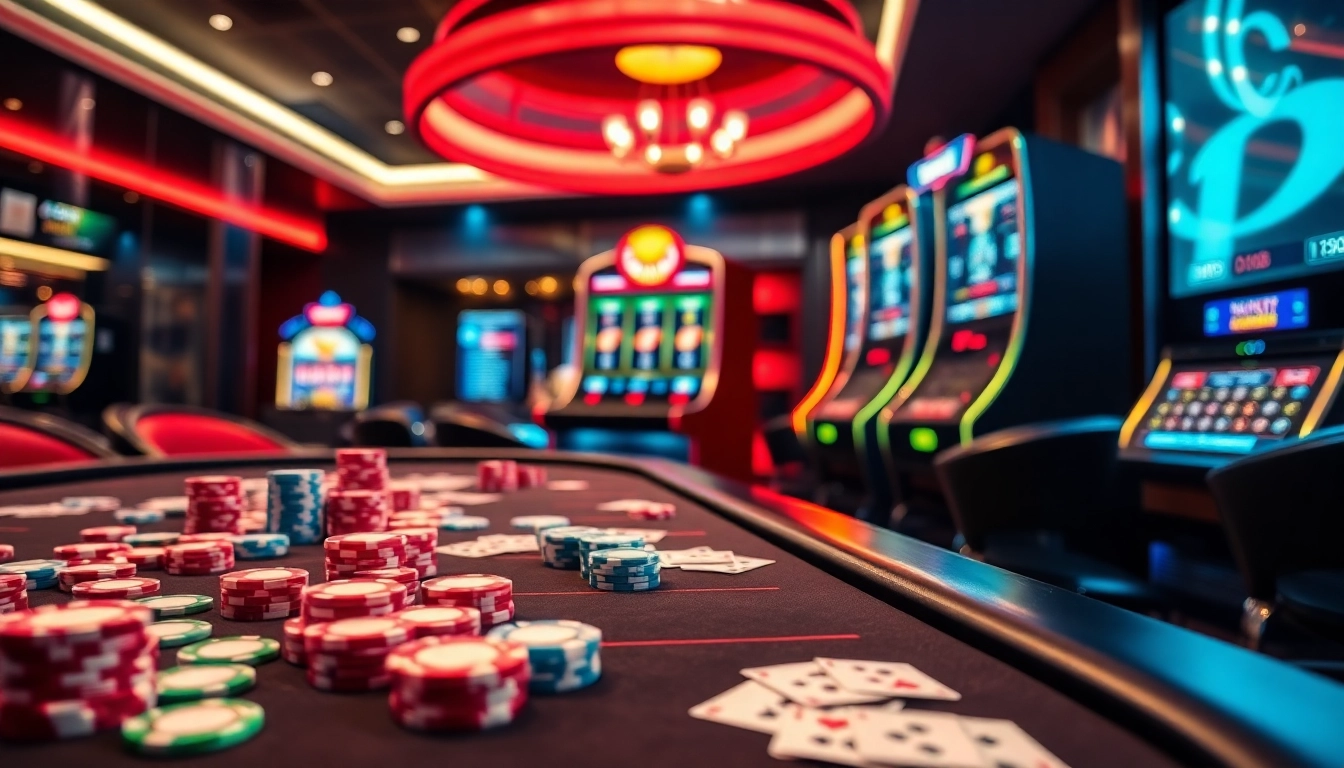 Participez à un gameplay palpitant dans un casino en ligne Français 2026 avec des machines à sous vibrantes et des tables de poker.
