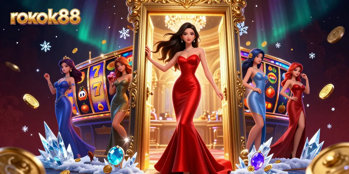 Engage in thrilling slot game experiences at rokok88 with vibrant 3D visuals of entertainment.