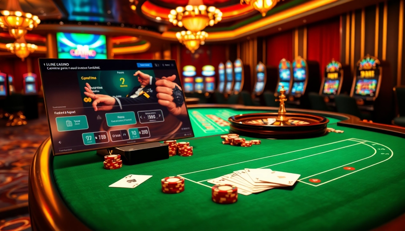 Découvrez l'excitation du casino en ligne Français 2026 avec des interfaces de jeu high-tech et des éléments de jeu luxueux.