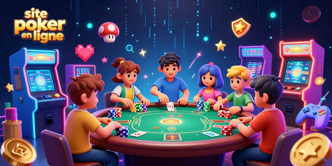 Jouez sur le site de poker en ligne avec un tableau dynamique et des mises éclatantes, offrant une expérience immersive.