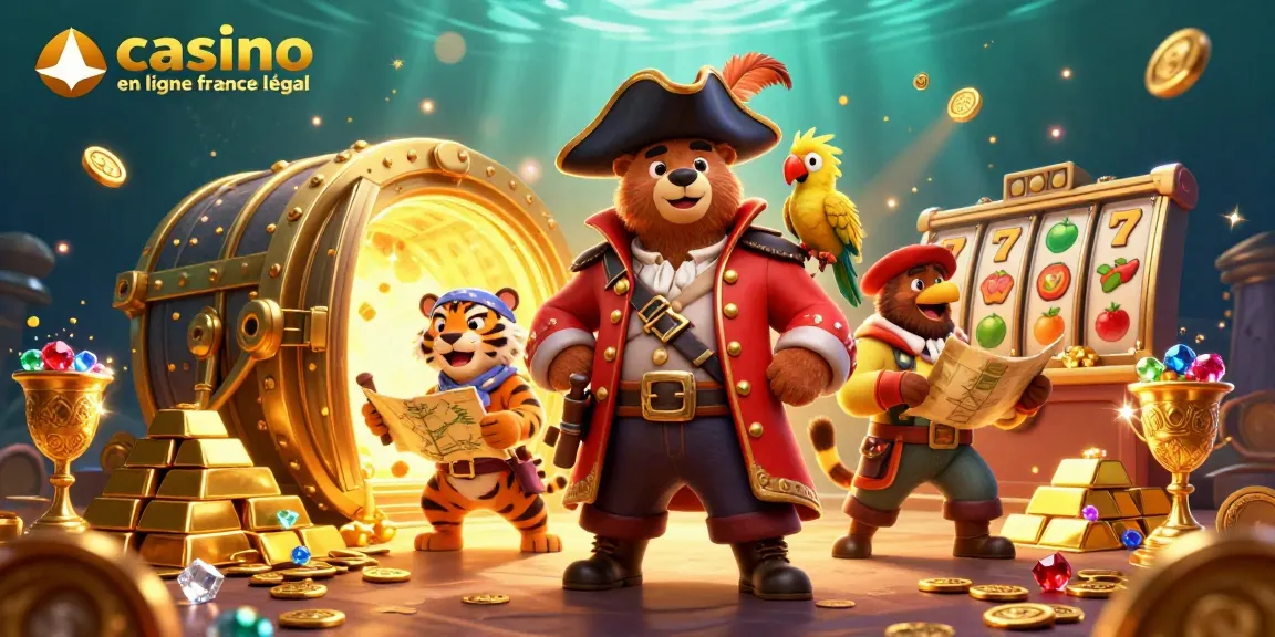 Profitez du casino en ligne France légal avec des détails captivants dans cette illustration ludique.