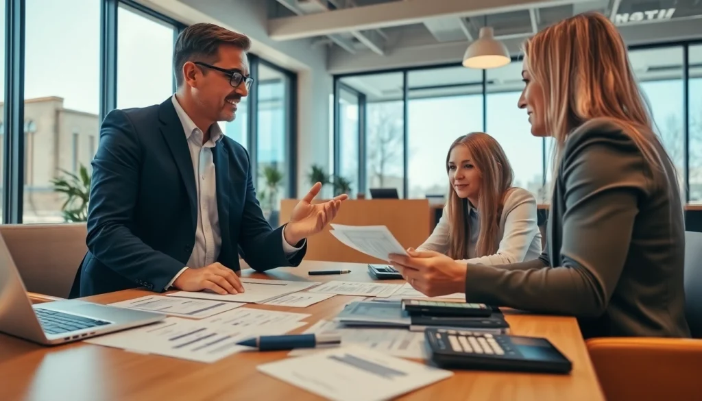 카드현금화에 대한 정보와 상담을 제공하는 전문가의 모습
