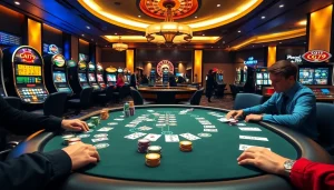 Trải nghiệm trò chơi đầy kích thích tại cg79 với bàn casino sống động và những người chơi đầy năng lượng.