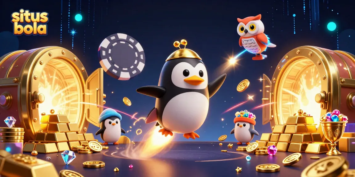 Experience winning strategies at situs bola with vibrant 3D illustration depicting casino adventures in 2026.
