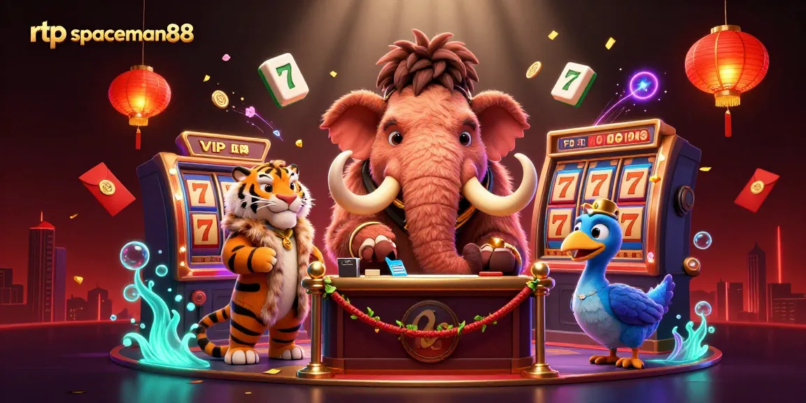 Experience the excitement with rtp spaceman88 as casino characters come to life, checking IDs and celebrating wins!