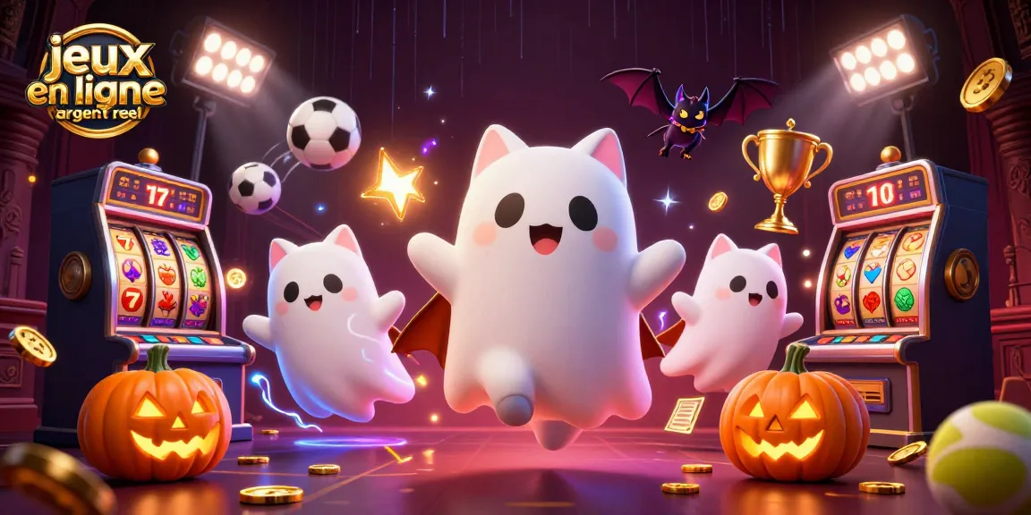Plongez dans l'univers des jeux de casino en ligne argent réel avec des personnages captivants dans un décor de casino animé.