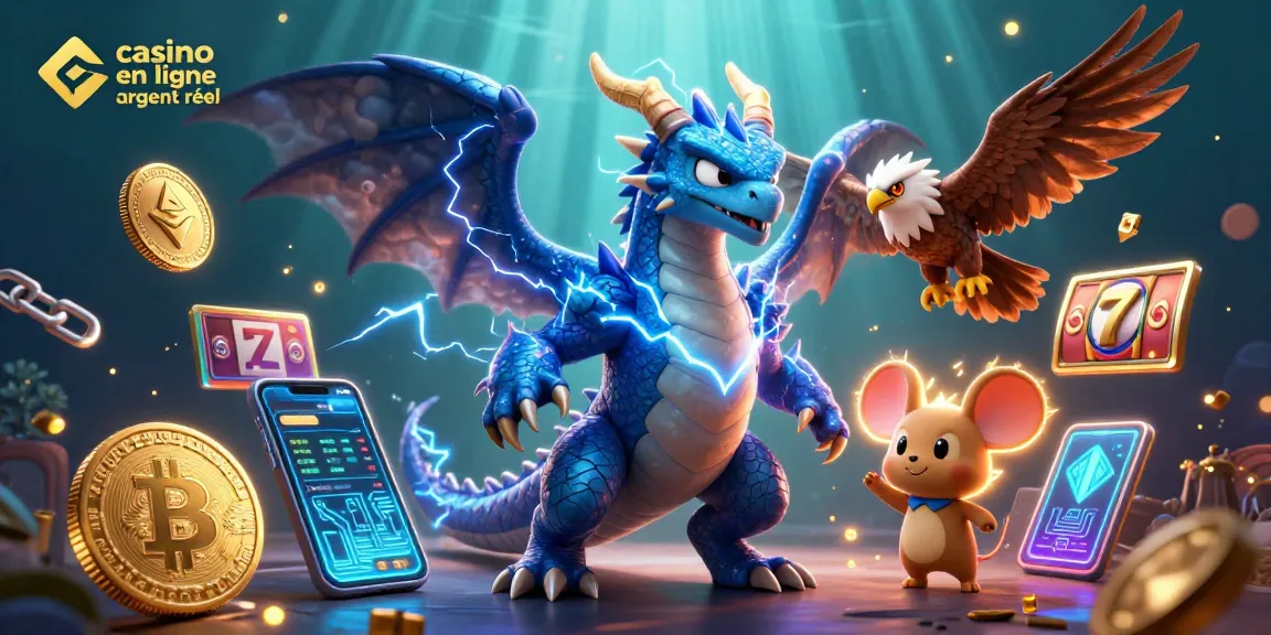 Plongez dans le monde des jeux avec casino en ligne argent réel et un dragon orageux.